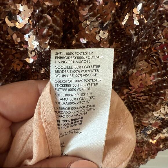 Anthro Maeve Bernadette Sequin Dress - Picture 8 of 9